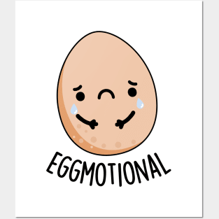 Eggmotional Funny Emotional Egg Pun Posters and Art